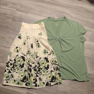 Skirt and Shirt set